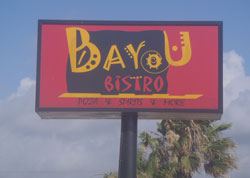 Bayou Bistro Sign